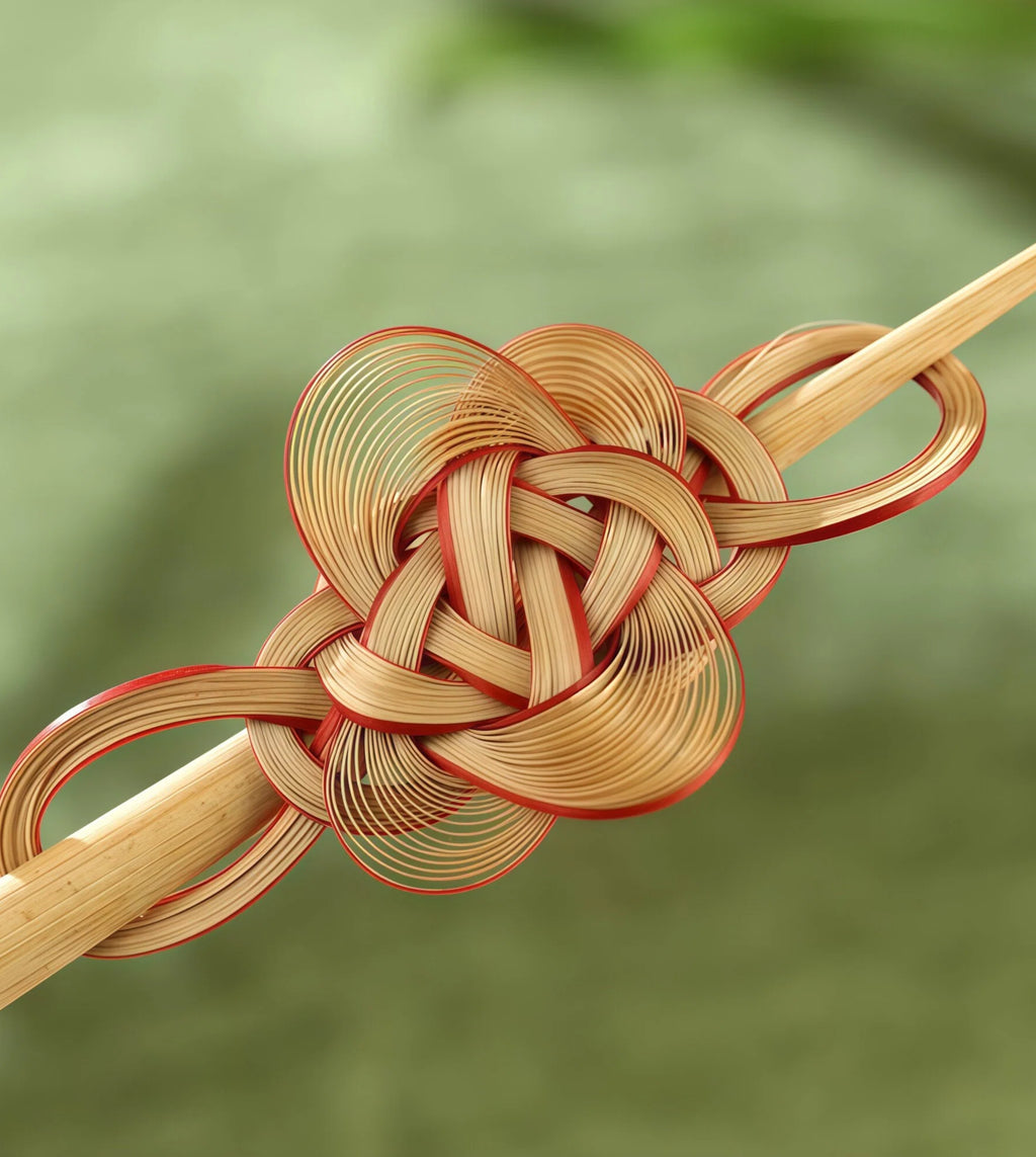 Bamboo-Woven Hairpin – Lightweight, Nature, Eco-Friendly -  Handmade Accessories - Fashion Gift