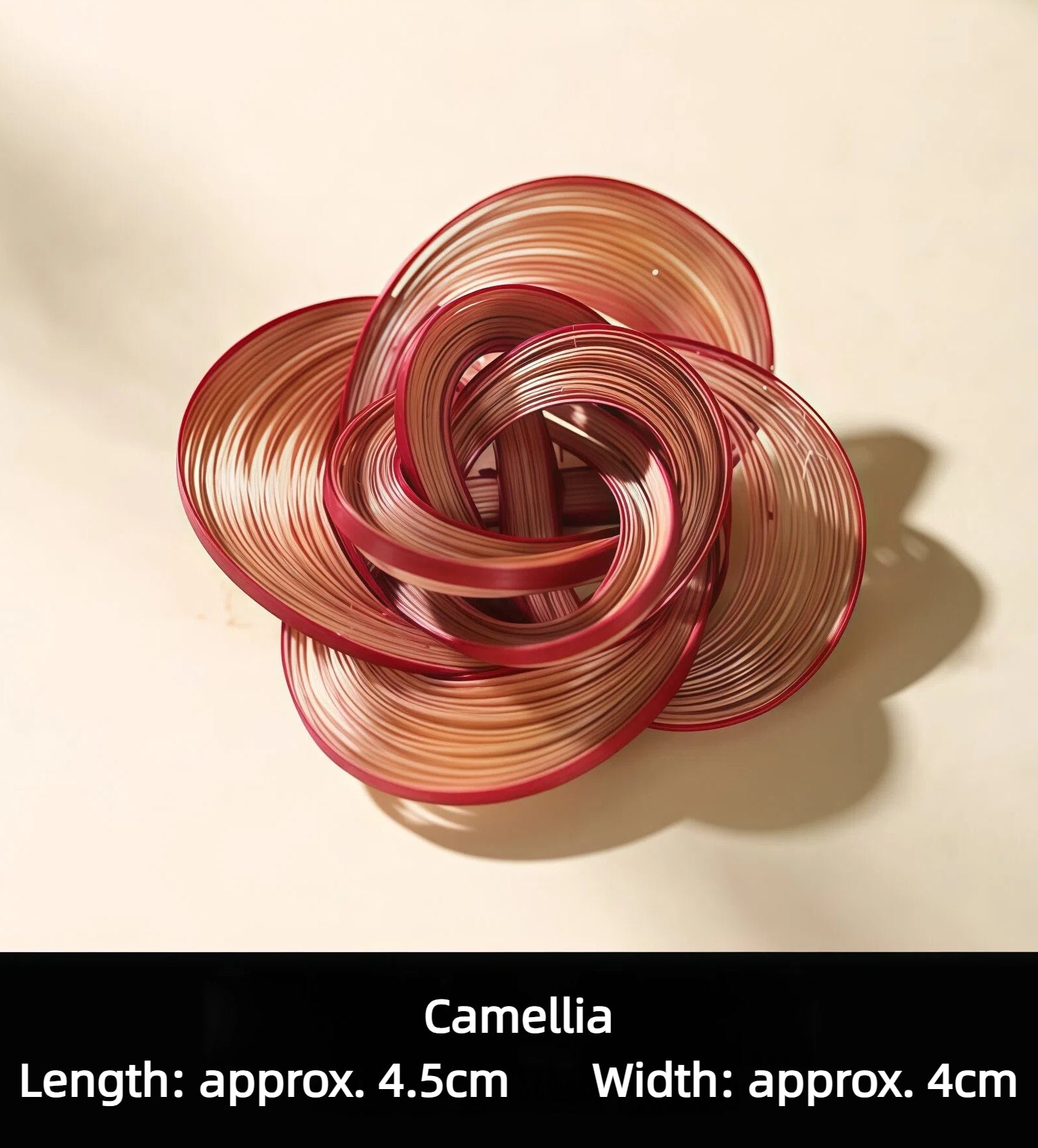 Handmade Bamboo-Woven Brooch - Lightweight Eco-Friendly Bamboo Fiber, Plant-Dyed Design - Fashion Gift