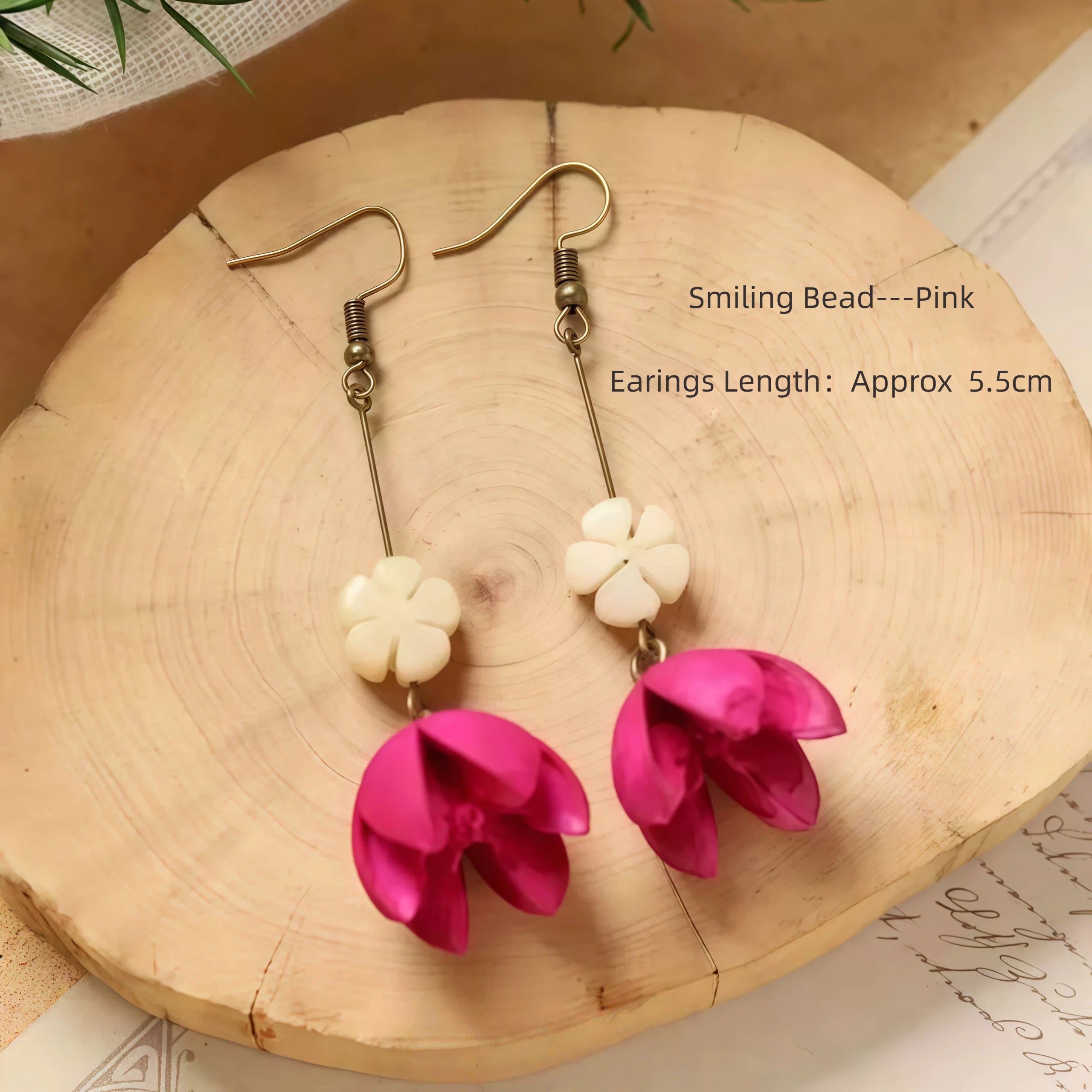 Natural Herbal Earrings | Ear Health & Wellness | Handcrafted Botanical Design | Fashionable Gift