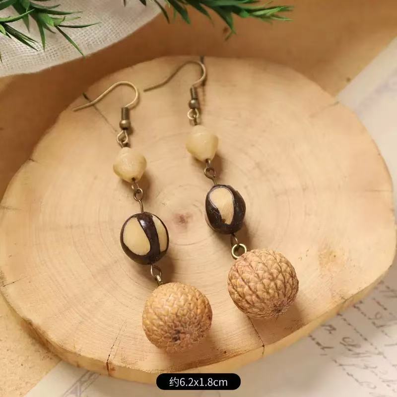 Natural Herbal Earrings | Ear Health & Wellness | Handcrafted Botanical Design | Fashionable Gift