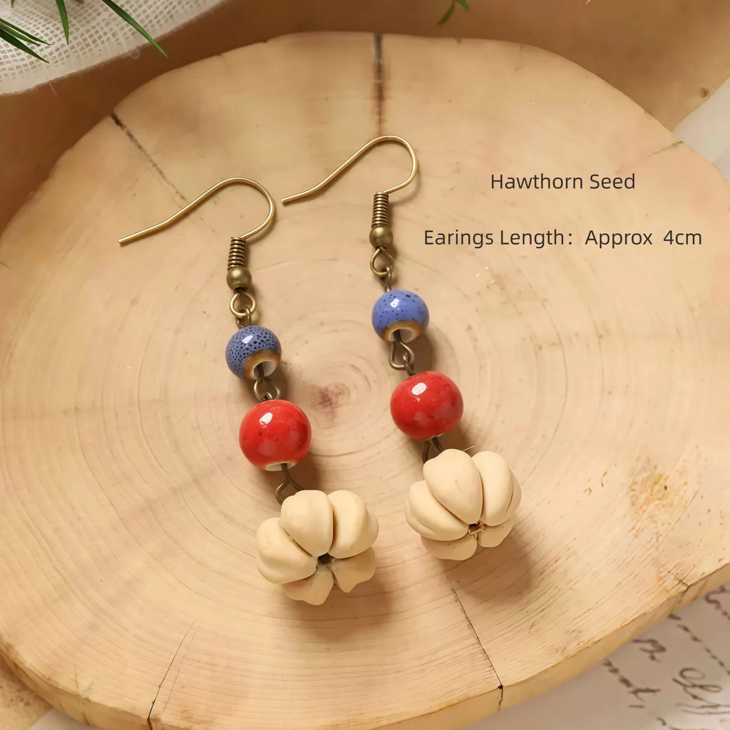 Natural Herbal Earrings | Ear Health & Wellness | Handcrafted Botanical Design | Fashionable Gift