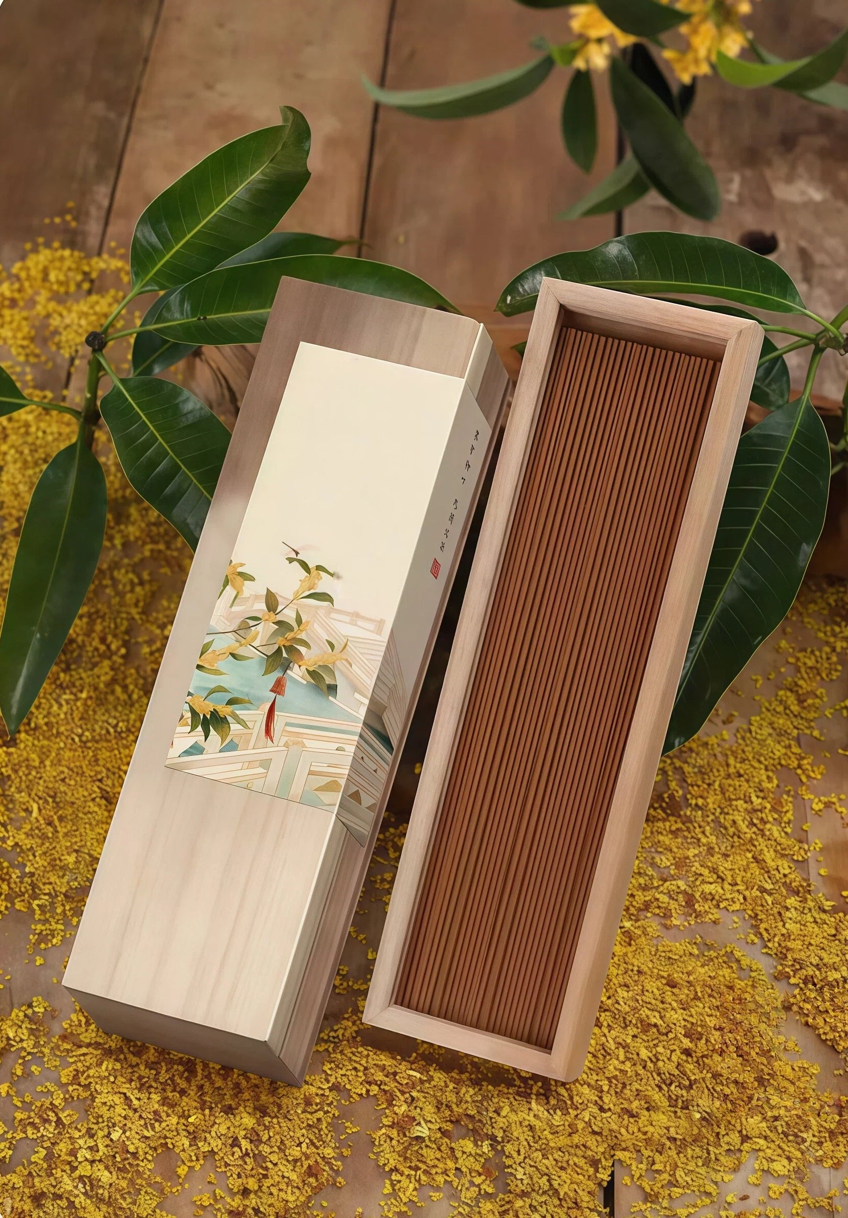 Natural Floral Sandalwood & Agarwood Incense | Free Incense Holder | Meditation, Yoga & Home Fragrance  | Gift